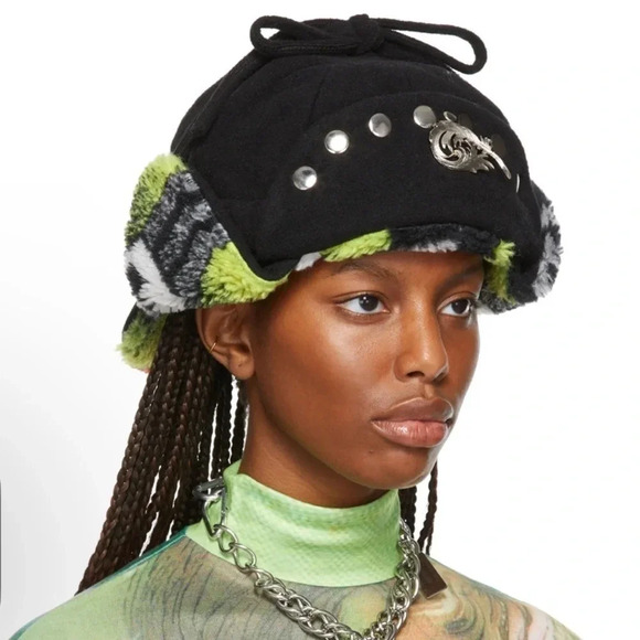 Chopova Lowena Wool Fleece Hat - Picture 3 of 10